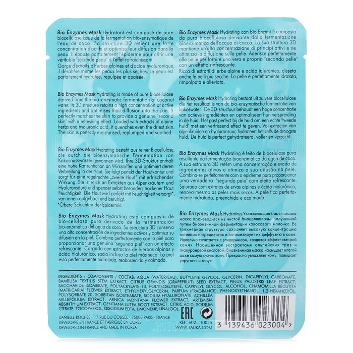 Talika Bio Enzymes Hydrating Mask 20g/0.7ozProduct Thumbnail