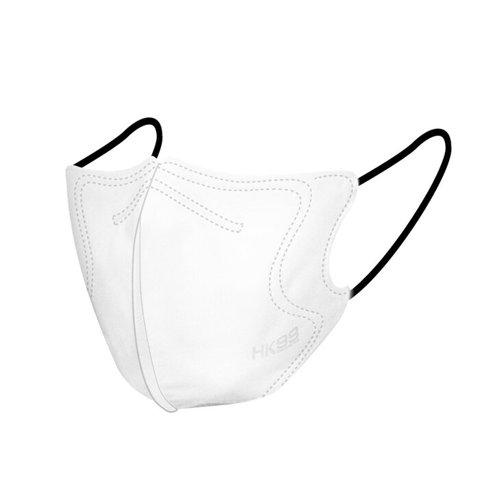 HK99 HK99 - (Normal Size) 3D Mask (30 pieces) White with Black Earloop 24 x 12.5 cmProduct Thumbnail