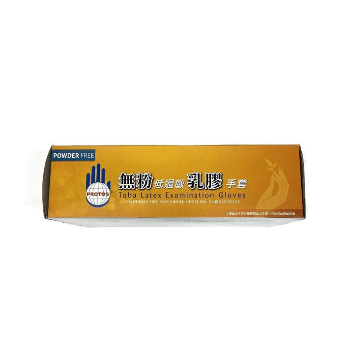 KQ Protos - Latex Examination Gloves -white (M) MProduct Thumbnail