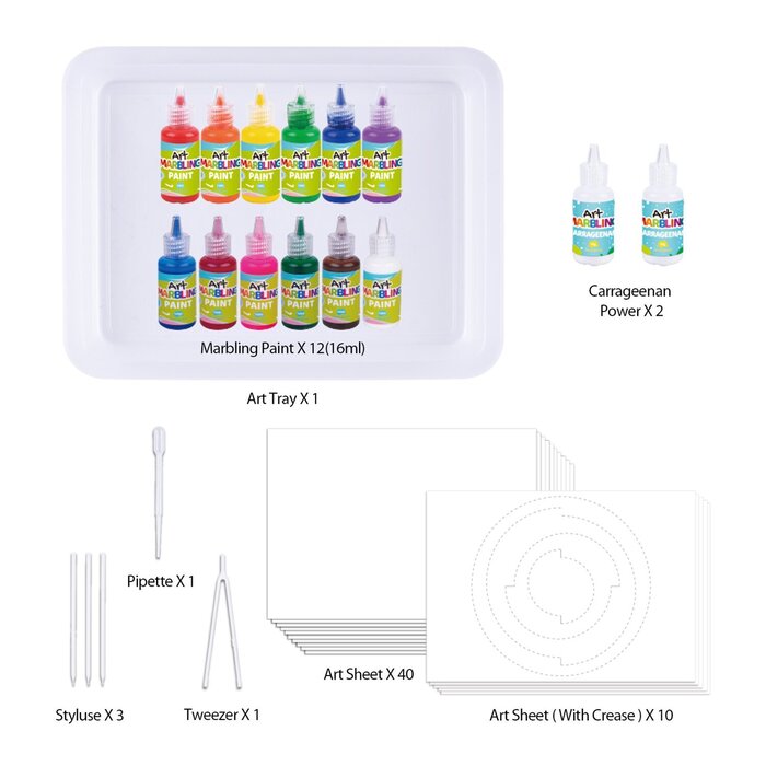 Tookyland Marbling Paint Kit - 12 Color 20x5x26cmProduct Thumbnail