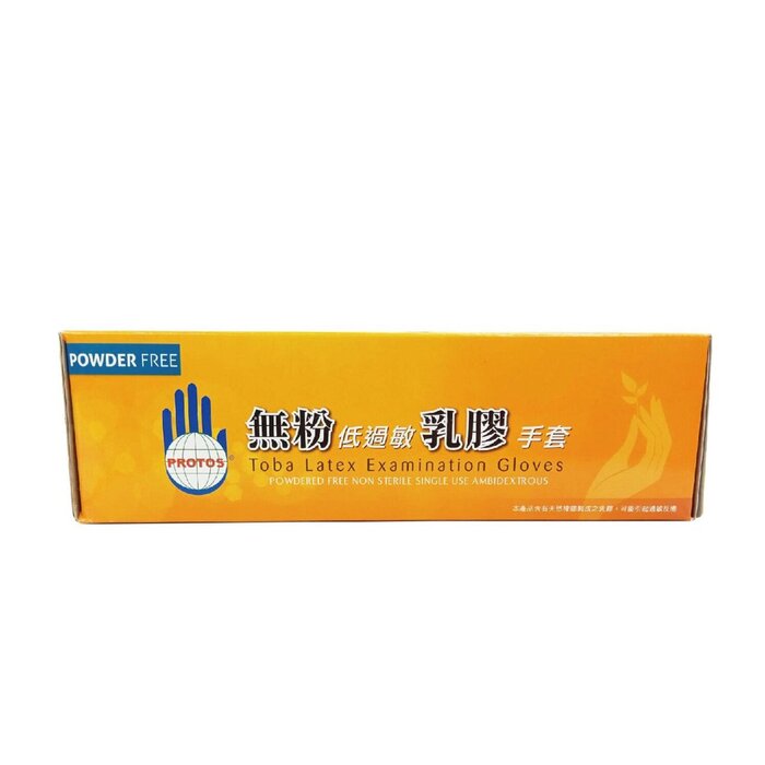 KQ Protos - Latex Examination Gloves -white (L) LProduct Thumbnail
