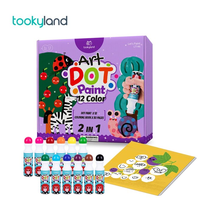 Tookyland Dot Paint - 12 Color 29x27x5cmProduct Thumbnail