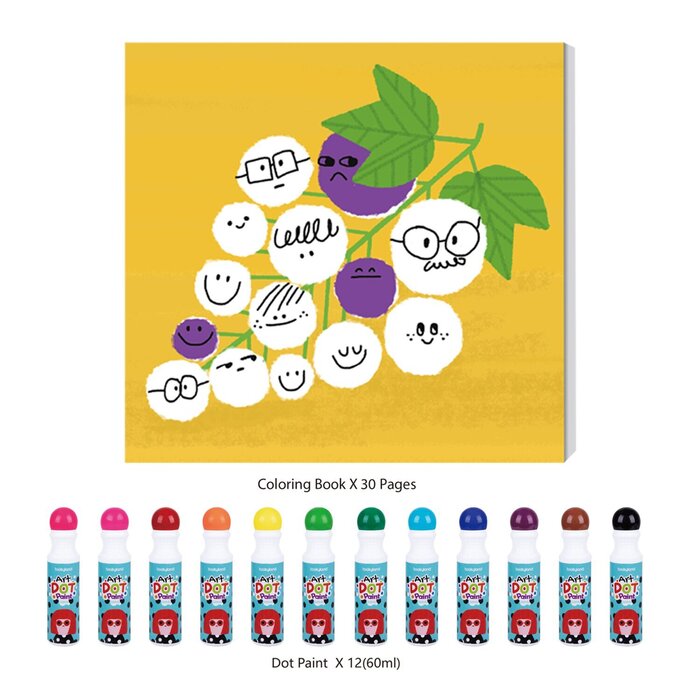 Tookyland Dot Paint - 12 Color 29x27x5cmProduct Thumbnail