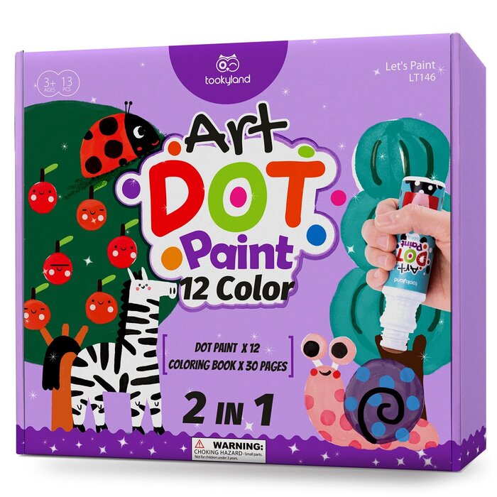 Tookyland Dot Paint - 12 Color 29x27x5cmProduct Thumbnail