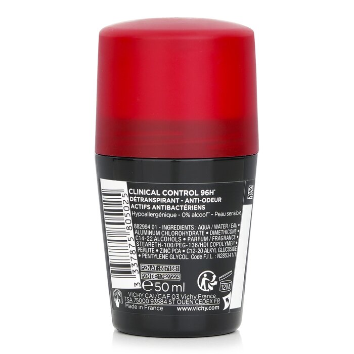 Vichy Homme Clinical Control 96H Anti-Transpirant For Men 50ml/1.69ozProduct Thumbnail