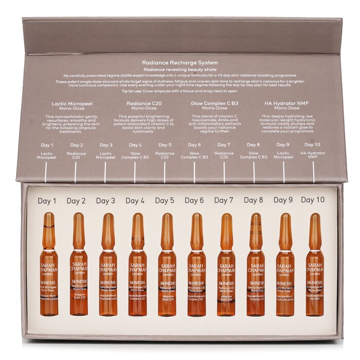 Sarah Chapman Skinesis Radiance Recharge System 10x1ml/0.03ozProduct Thumbnail