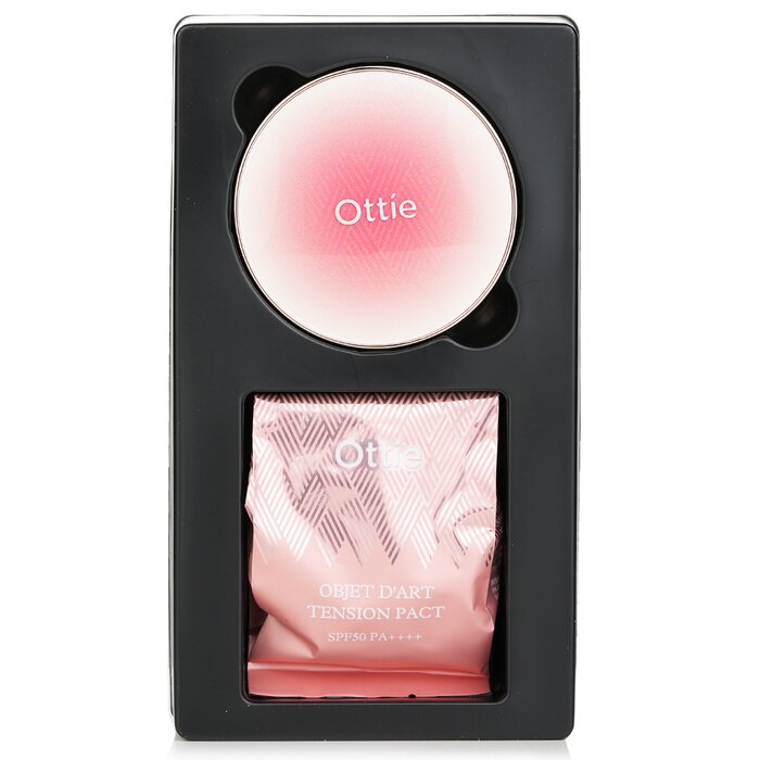 傲蝶 Ottie Ottie Objet D’art Tension 气垫粉底 SPF50 PA++++ & 补充装 2x15g/0.52ozProduct Thumbnail