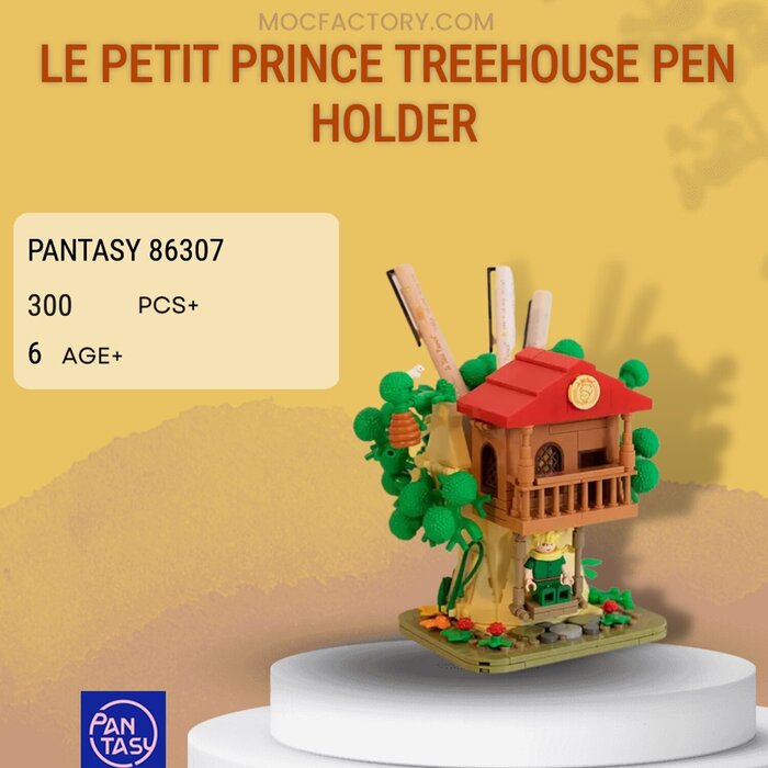 Pantasy 拼奇積木 小王子 樹屋筆筒積木 144x165x136mmProduct Thumbnail