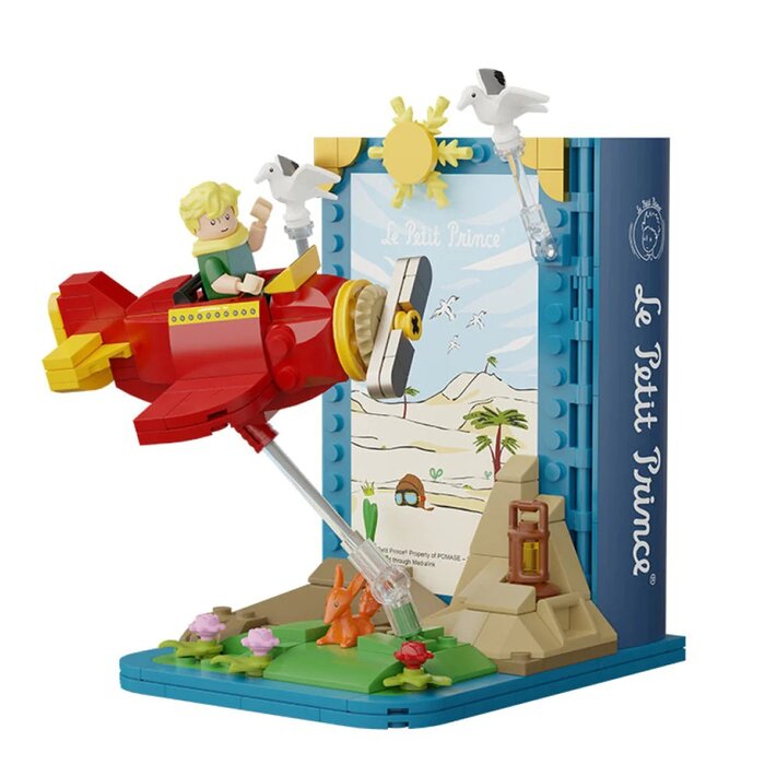Pantasy Le Petit Prince Airplane Book Stand Building Bricks Set 10x12x15cmProduct Thumbnail