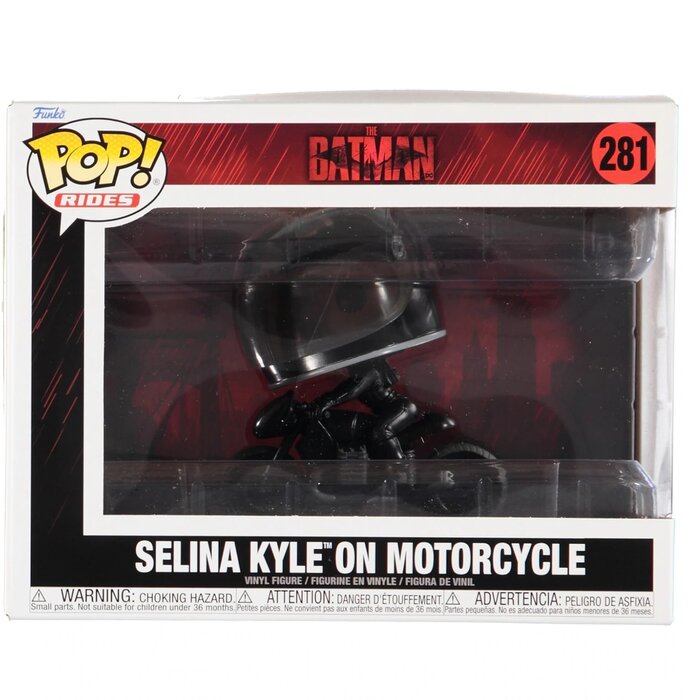 Funko POP! Ride DLX: The Batman- Selina Kyle On Motorcycle Toy Figures 23x33x16cmProduct Thumbnail