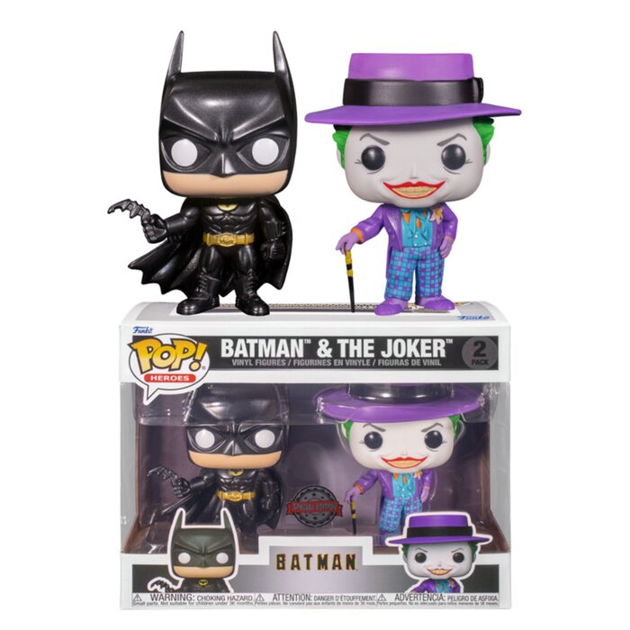 Funko POP! Heroes: Batman(1989) - Joker & Batman Toy Figures 16x21x9cmProduct Thumbnail