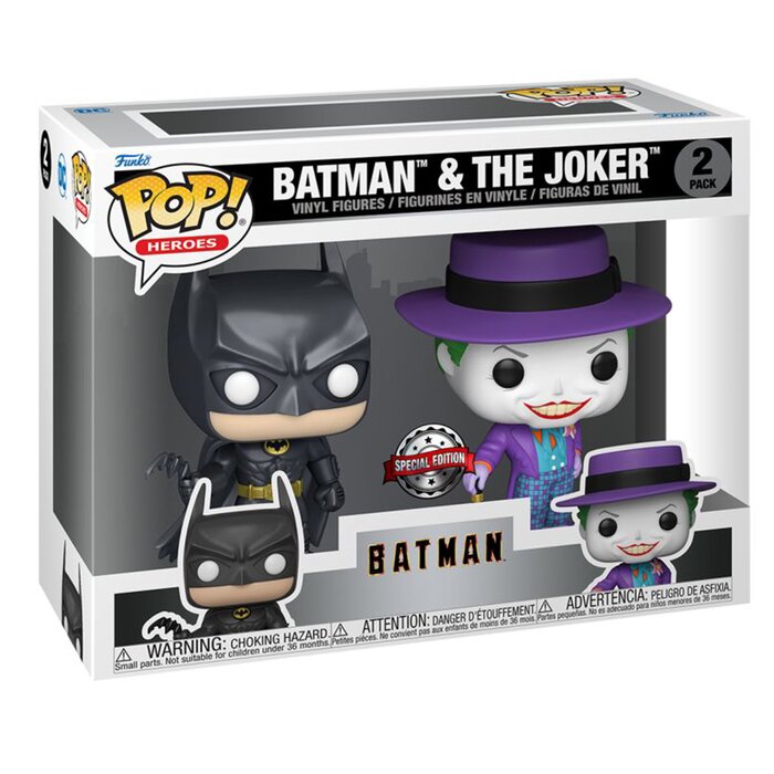 Funko POP! Heroes: Batman(1989) - Joker & Batman Toy Figures 16x21x9cmProduct Thumbnail