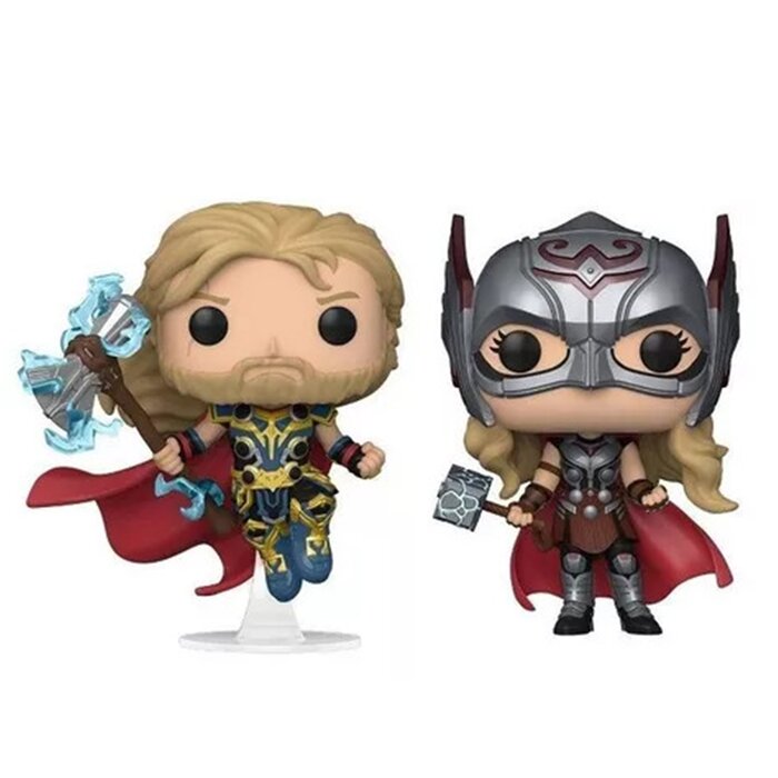 Funko Pop! 漫威雷神 4：愛與雷霆 - 雷神和強大的雷神 - 2 件裝 16x21x9cmProduct Thumbnail