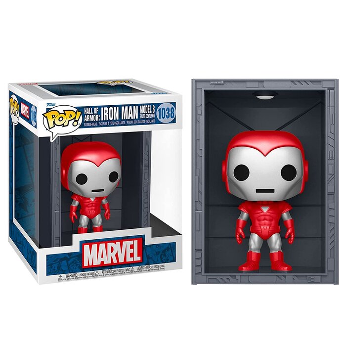 Funko POP! Deluxe: Marvel Ironman MK8 Silver Centurion Toy Figures 21x17x14cmProduct Thumbnail