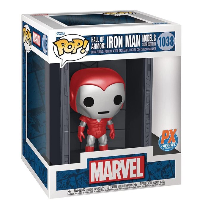 Funko POP! Deluxe: Marvel Ironman MK8 Silver Centurion Toy Figures 21x17x14cmProduct Thumbnail