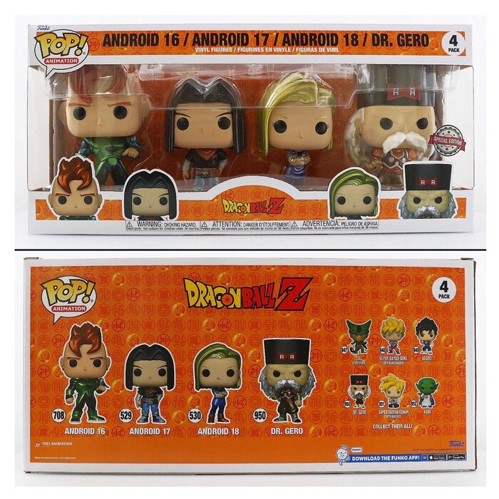 Funko POP! Animation: DBZ Toy Figures 16x35x9cmProduct Thumbnail