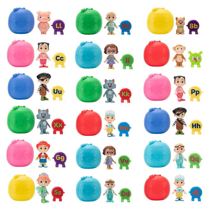 Cocomelon Fugire Pack (Season 1 - Alphabet Surprise) 8x8x8cmProduct Thumbnail