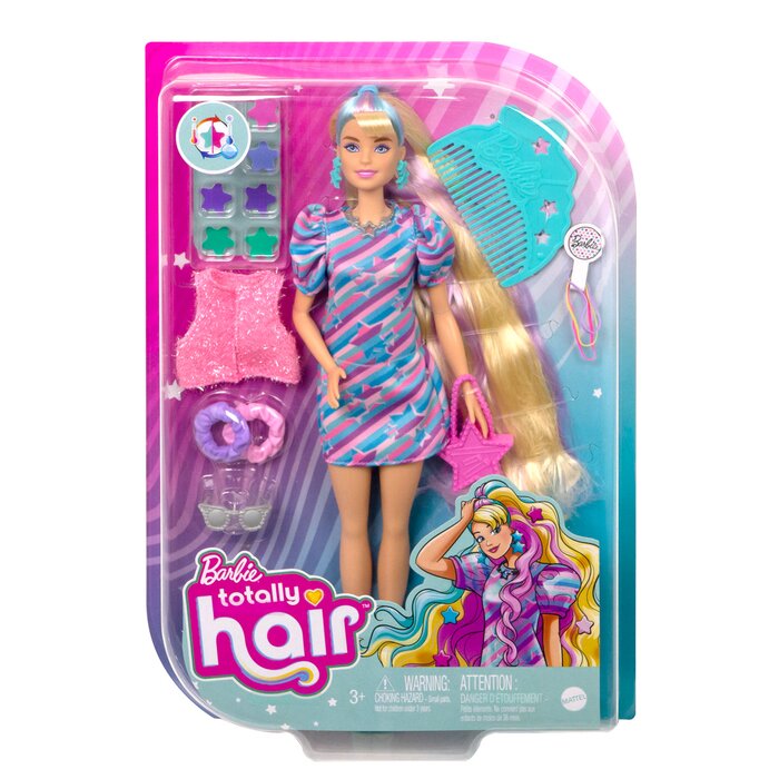 Barbie Totally Hair Star-themed Doll 4x30x7cmProduct Thumbnail