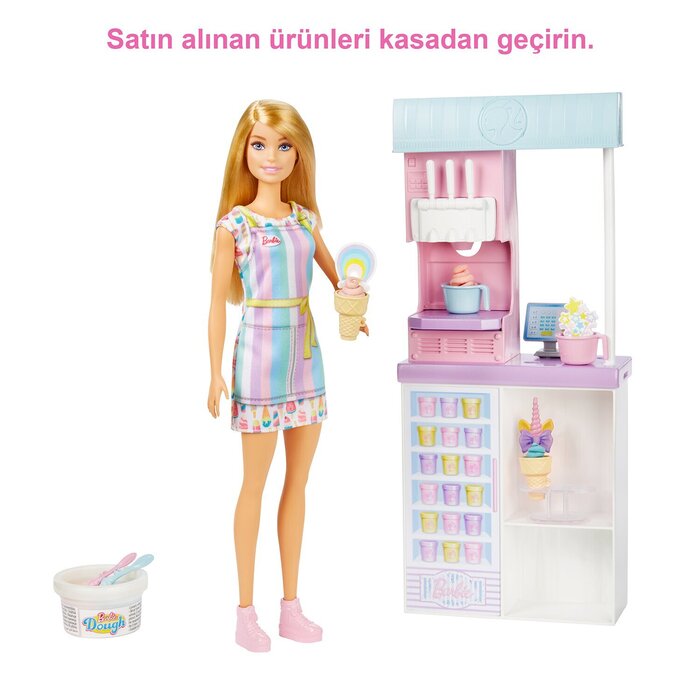 Barbie Ice Cream Shop Playset 23x6x32cmProduct Thumbnail
