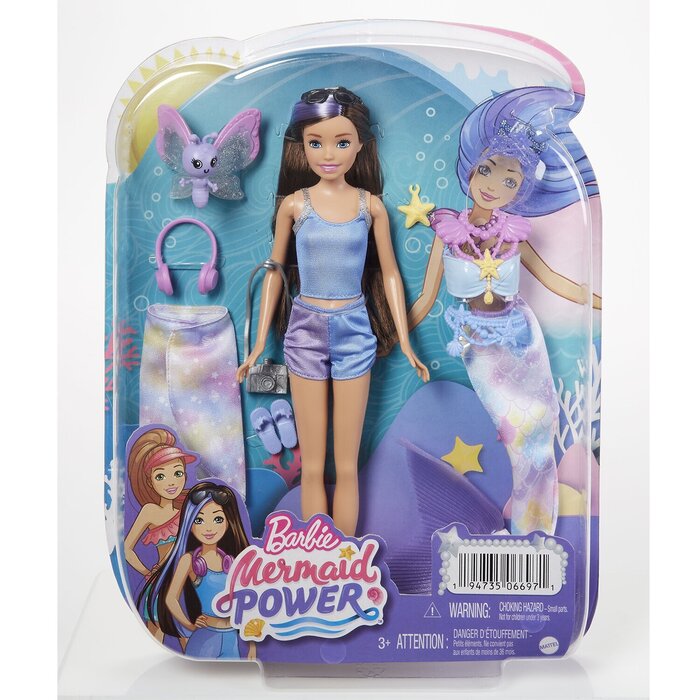 Barbie Skipper Mermaid Power Dolls, Fashions and Accessories Asst. 25x5x32cmProduct Thumbnail