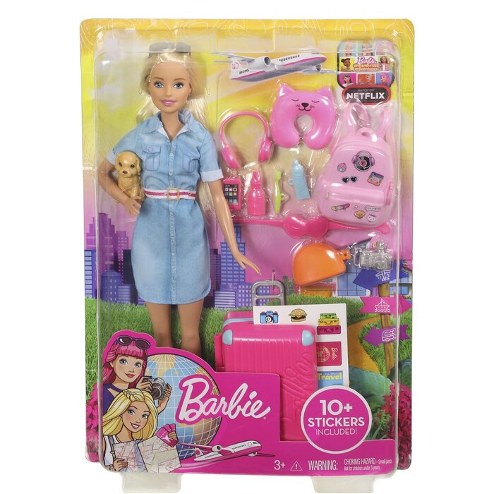 Barbie Dreamhouse Adventures Doll & Accessories, Travel Set 6x23x32cmProduct Thumbnail