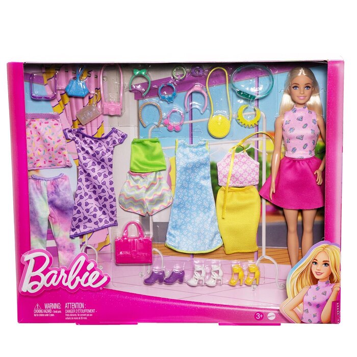 Barbie Doll + Fashions Blonde CSTM 40x6x32cmProduct Thumbnail