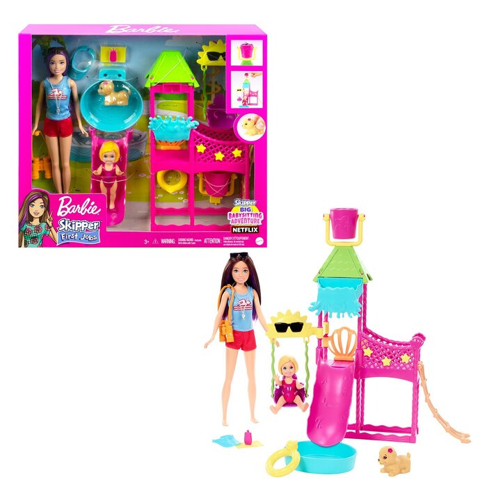 Barbie Skipper First Jobs™ - Waterpark 36x8x32cmProduct Thumbnail
