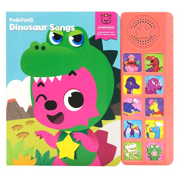 Pinkfong Babyshark - Dinosaur Songs Sound Book 2x23x21cmProduct Thumbnail
