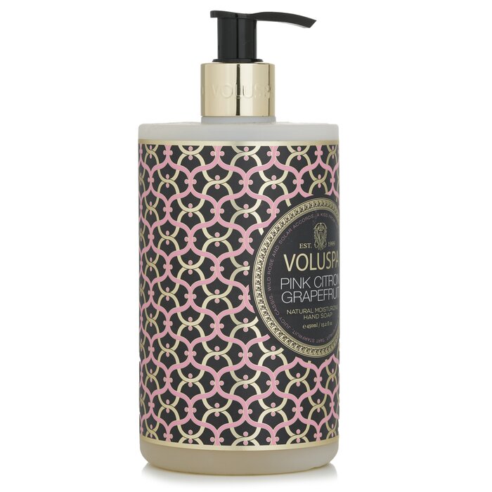 Voluspa Pink Citron Grapefruit Hand Soap - Ripe Citron Grapefruit, Tart Cassis & Subtle Rose 450ml/15.2ozProduct Thumbnail