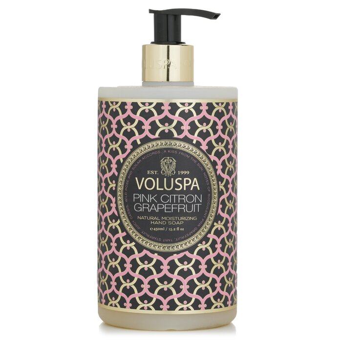 Voluspa Pink Citron Grapefruit Hand Soap - Ripe Citron Grapefruit, Tart Cassis & Subtle Rose 450ml/15.2ozProduct Thumbnail