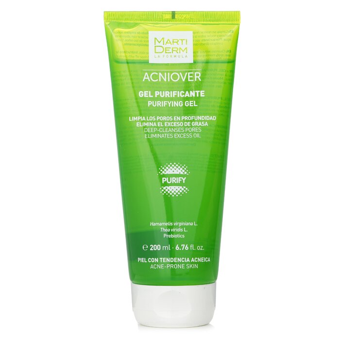 Martiderm Acniover Purifying Gel Deep-cleanses Pores Eliminates Excess Oil (For Acne-prone Skin) 200ml/6.76ozProduct Thumbnail