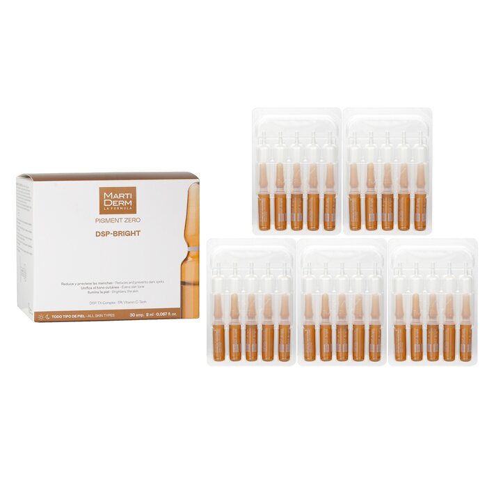 Martiderm Pigment Zero DSP-Bright With TX Complex And 5% Vitamin C-Tech Ampoules (For All Skin) 30Ampoules x2mlProduct Thumbnail