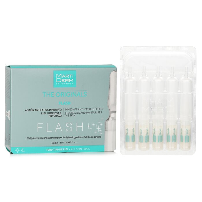 마티덤 Martiderm 플래시 앰플 안티 피로 (모든 피부용) 5 Ampoules x2mlProduct Thumbnail