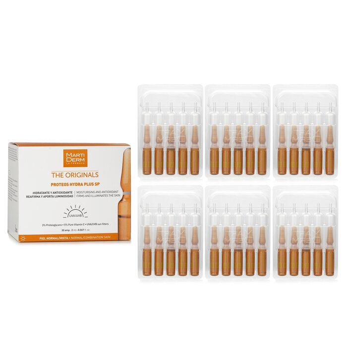 Martiderm Proteos Hydra Plus SP Ampoules (For Normal/ Combination Skin) 30 Ampoulesx2mlProduct Thumbnail