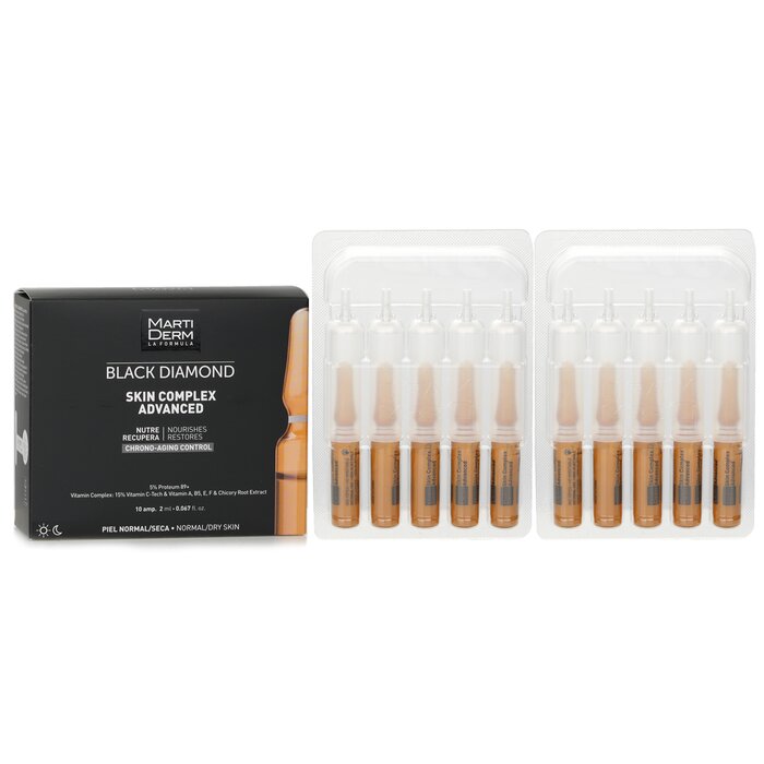 Martiderm Black Diamond Skin Complex Advanced (For Normal / Dry Skin) 10Ampoules x2mlProduct Thumbnail