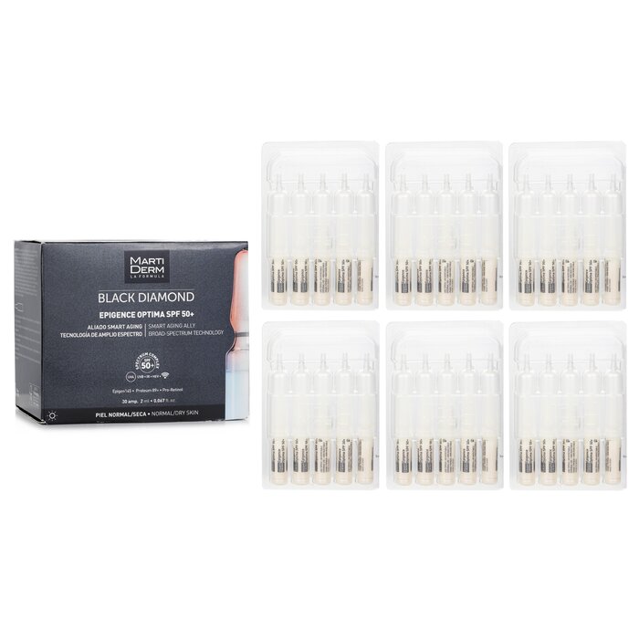 Martiderm Black Diamond Epigence Optima SPF 50+ (For Normal/ Dry Skin) 30 Ampoulesx2mlProduct Thumbnail