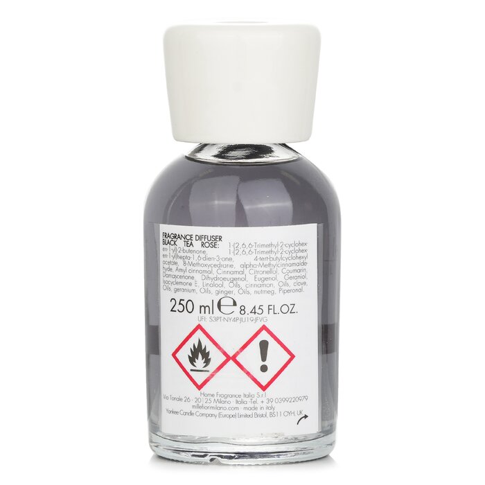 Millefiori Natural Fragrance Diffuser - Black Tea Rose 250ml/8.45ozProduct Thumbnail