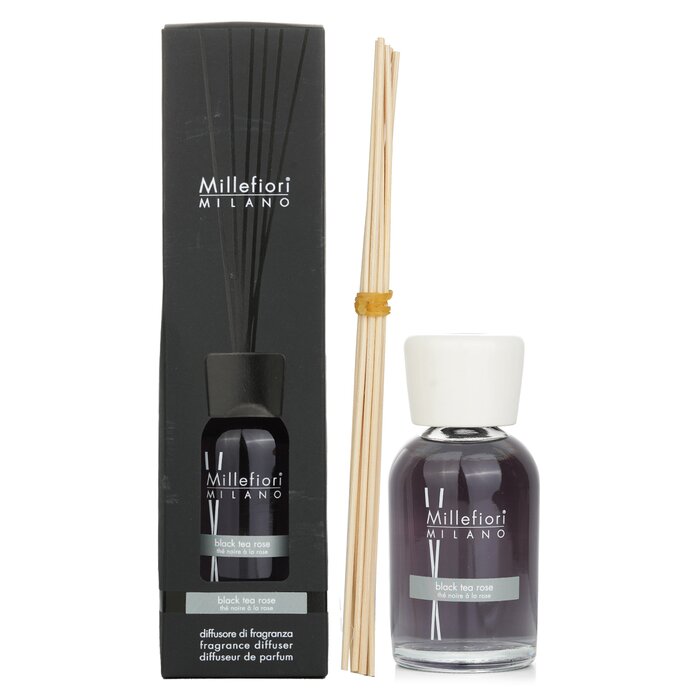 Millefiori Natural Fragrance Diffuser - Black Tea Rose 250ml/8.45ozProduct Thumbnail