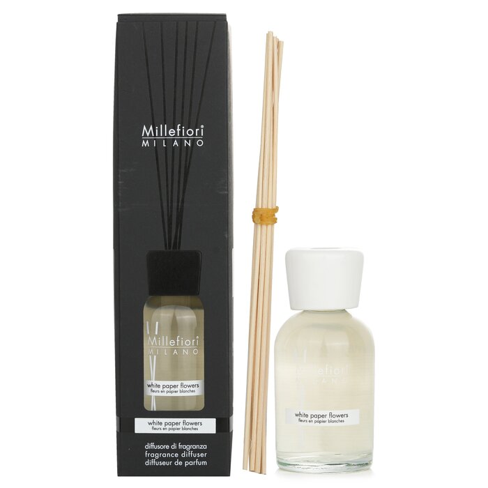 Millefiori Natural Fragrance Diffuser - White Paper Flowers 250ml/8.45ozProduct Thumbnail