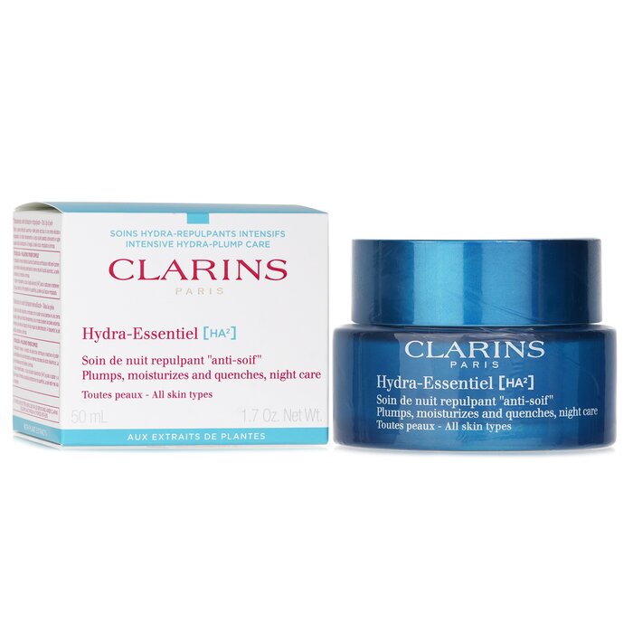 Clarins Hydra-Essentiel [HA²] Plumps, Moisturizes And Quenches Night Cream (For All Skin) 50ml/1.7ozProduct Thumbnail
