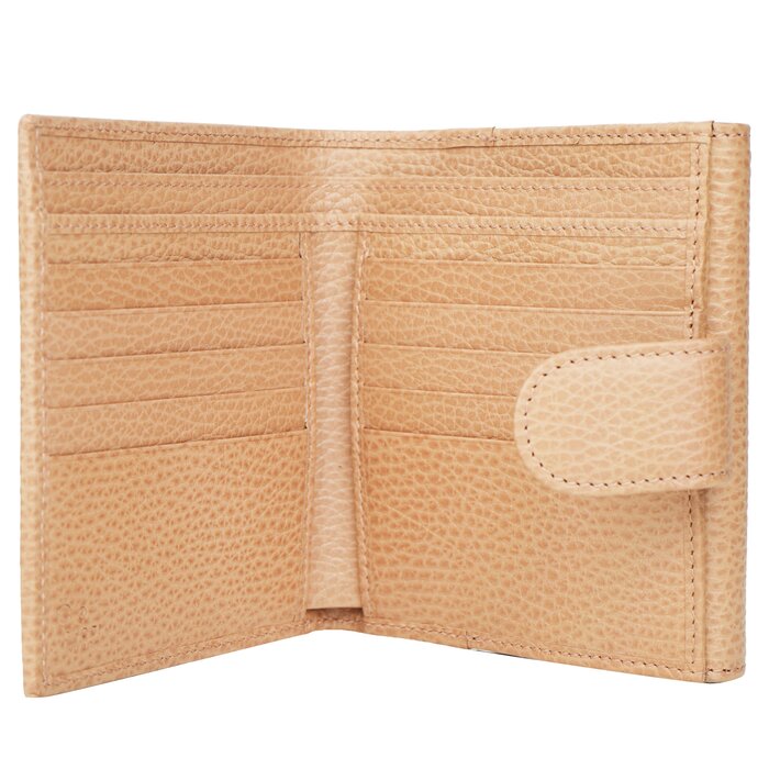 Gucci Interlock GG Bifold Leather Wallet 615525 Light CamelProduct Thumbnail