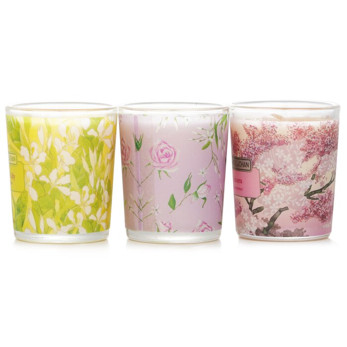 Carroll & Chan 3 Votive Set: Sakura, Jasmine, Rose & Cranberry, Ginger Lily 3pcsProduct Thumbnail
