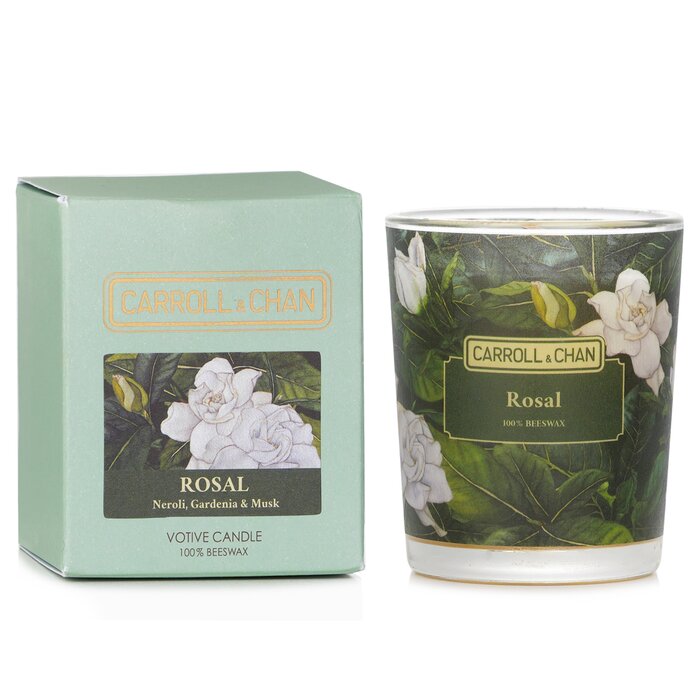 Carroll & Chan 100% Beeswax Votive Candle - Rosal (Neroli, Gardenia & Musk) 65g/2.3ozProduct Thumbnail