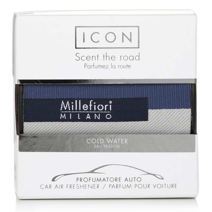 Millefiori Icon Textile Geometric Car Air Freshener - Cold Water 1pcProduct Thumbnail