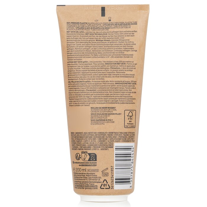 La Roche Posay Anthelios Wet Skin Gel SPF50+ 200mlProduct Thumbnail