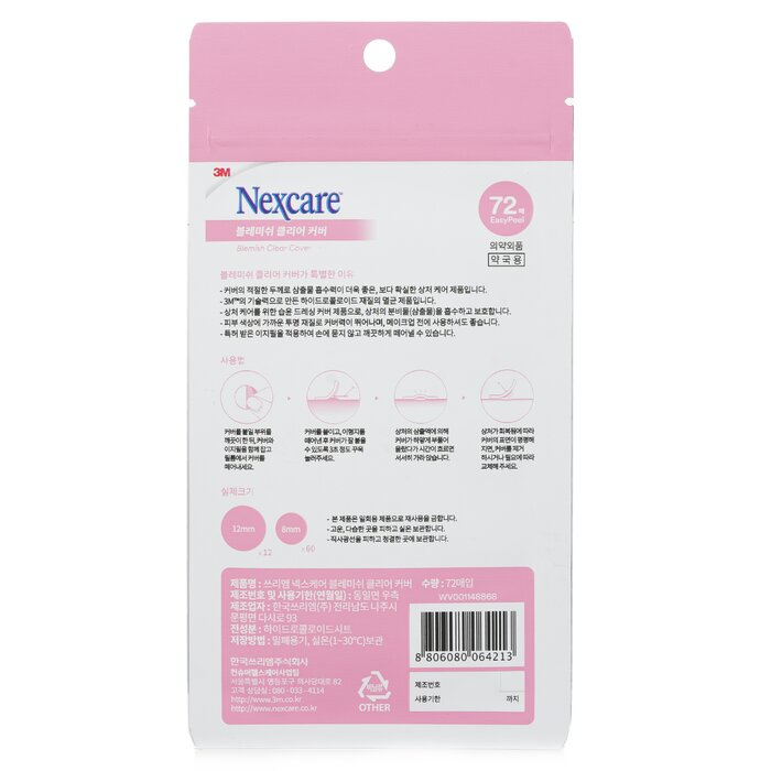 3M Nexcare Blemish Clear Cover 72pcsProduct Thumbnail