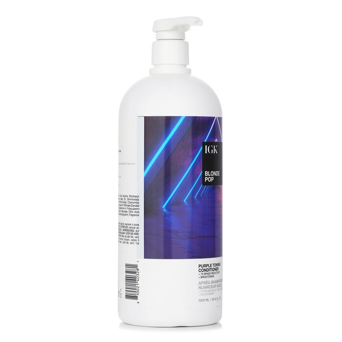 IGK Blonde Pop Purple Toning Conditioner 1000ml/33.8ozProduct Thumbnail