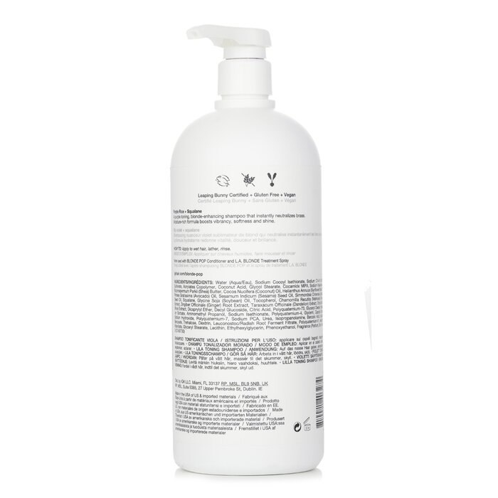 IGK Blonde Pop Purple Toning Shampoo 1000ml/33.8ozProduct Thumbnail