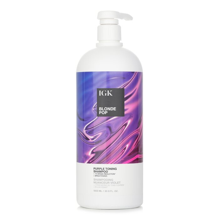 IGK Blonde Pop Purple Toning Shampoo 1000ml/33.8ozProduct Thumbnail