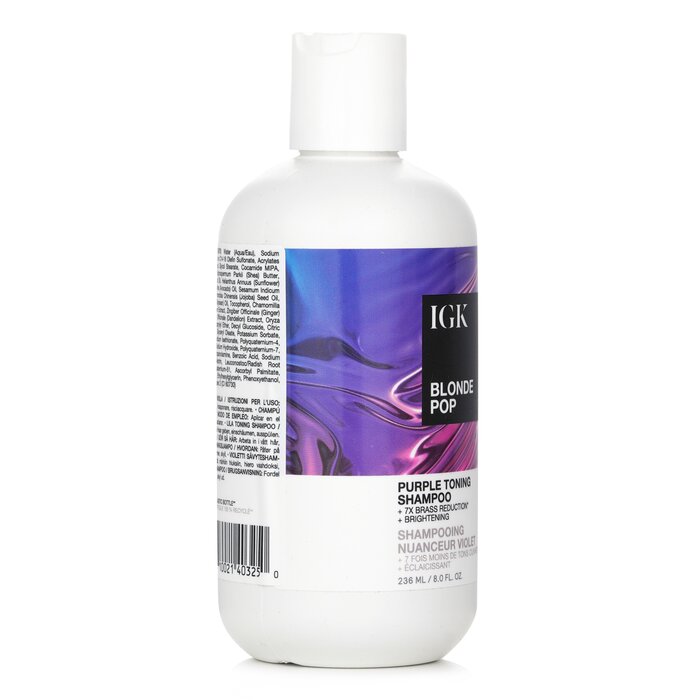 IGK Blonde Pop Purple Toning Shampoo 236ml/8ozProduct Thumbnail
